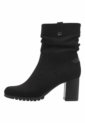 s.Oliver Boots à talons - black