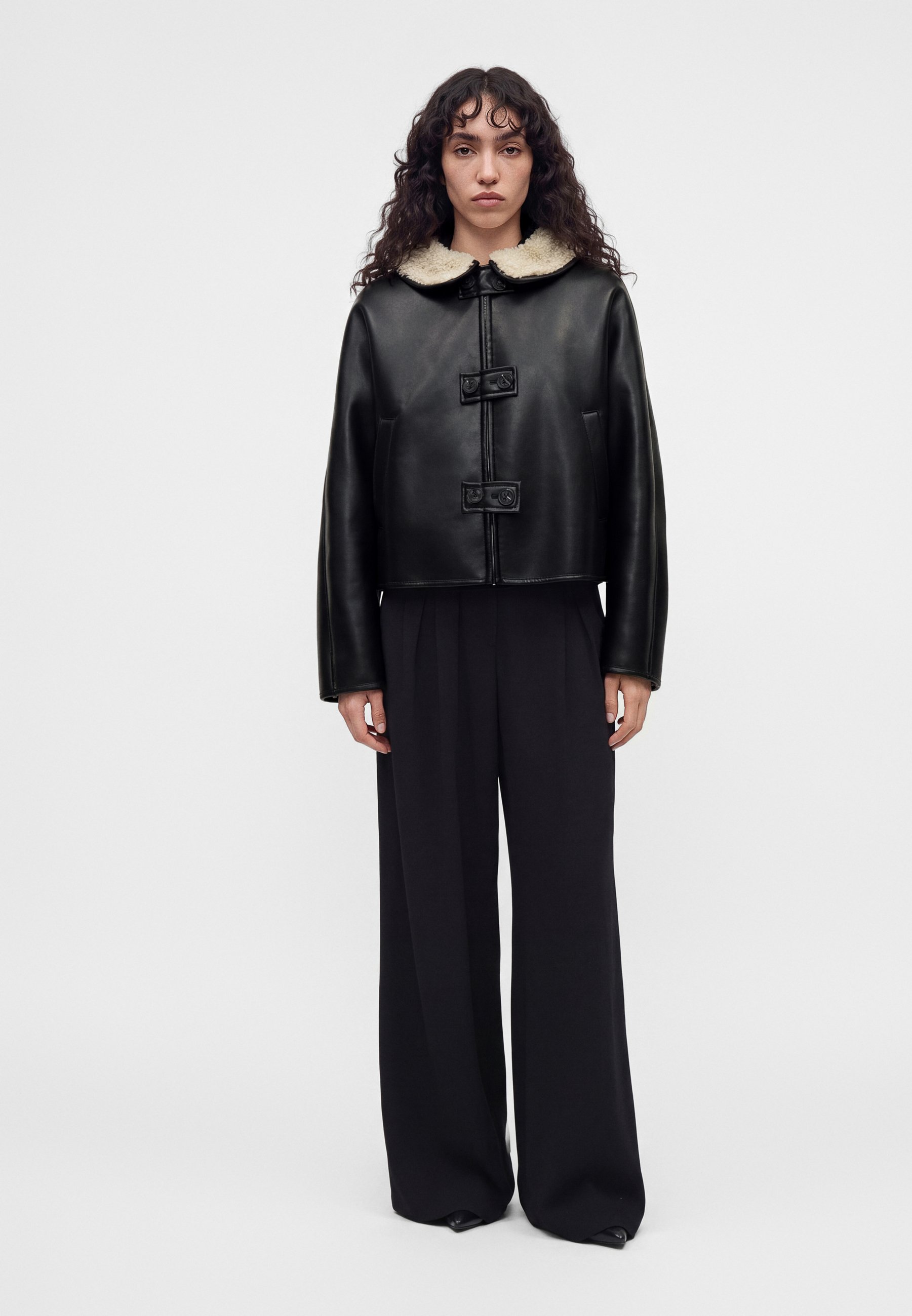 Claudie Pierlot  페이크 레더 자켓