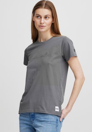 NBCARLA W - T-shirt print - lava smoke