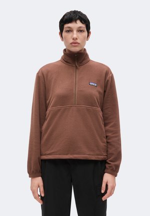 Patagonia, MICRO ZIP - Поларен пуловер - berm brown