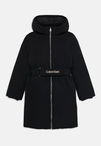 Calvin Klein Jeans CLASSIC BELTED COAT - Vinterkappa /-rock - black
