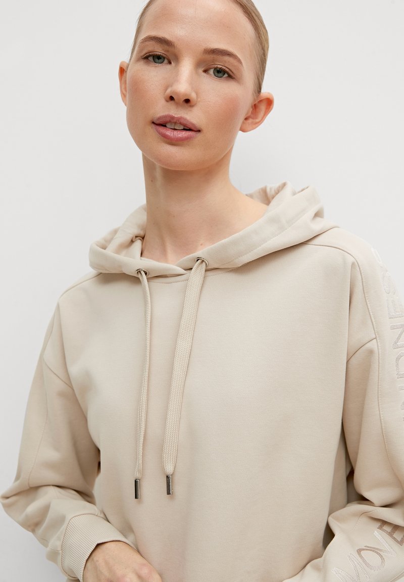 comma casual identity ORNÉ DE BRODERIES - Hoodie - beige - Zalando.de