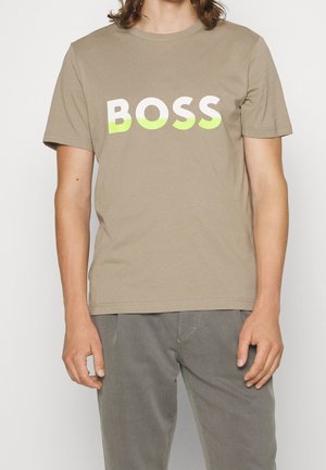 BOSS, T-shirt imprimé - light green