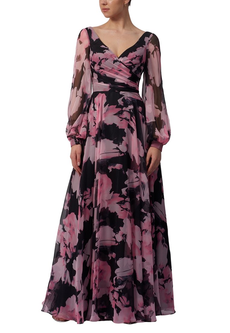 Mascara Maxi-jurk zwart Mascara Maxi-jurk zwart