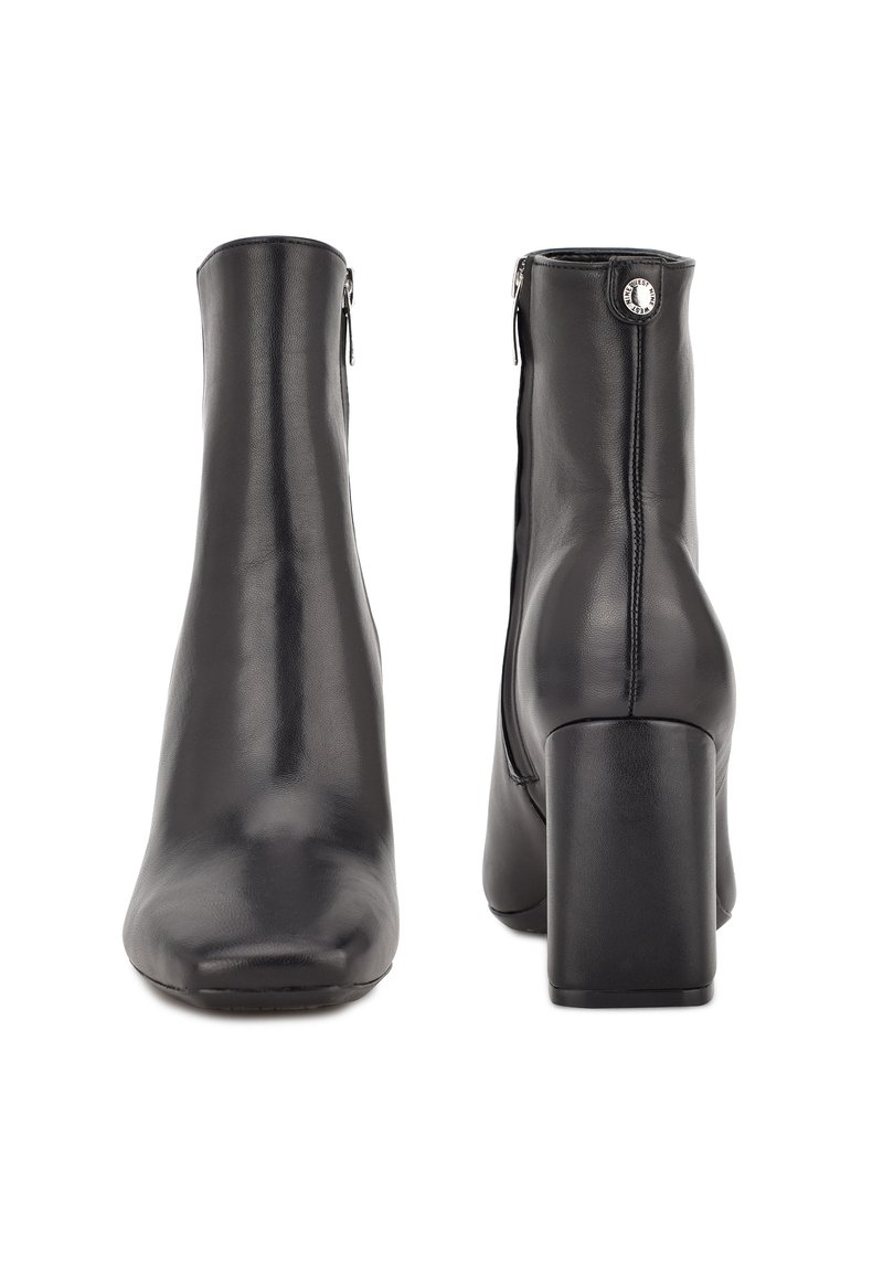 Damen Klassische Stiefel | Nine West High Heel Stiefelette mottled black/schwarz meliert - XD64734 Damen Klassische Stiefel | Nine West High Heel Stiefelette mottled black/schwarz meliert - XD64734
