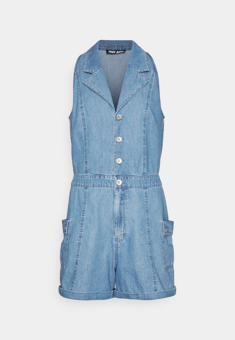 DKNY Jumpsuit blauw denim/bluedenim DKNY Jumpsuit blauw denim/bluedenim