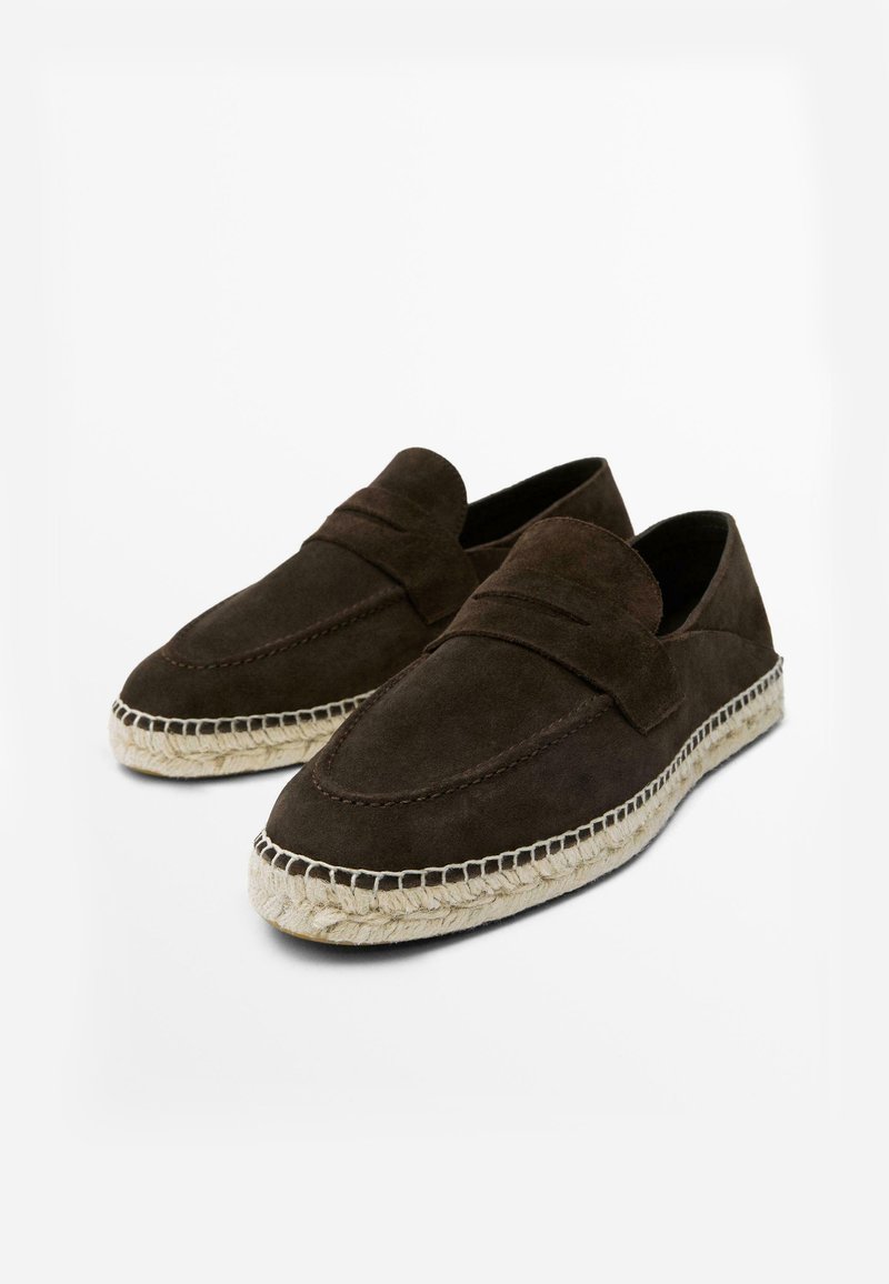 Massimo Dutti WITH PENNY STRAP - Espadrilles - dark brown  display picture 3