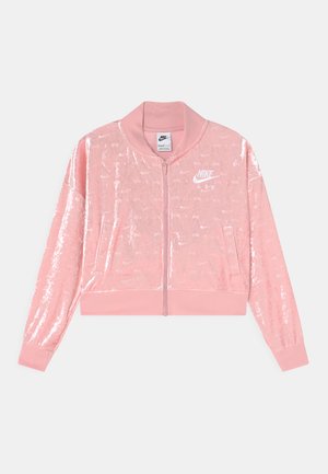 AIR - Felpa con zip - pink glaze/white