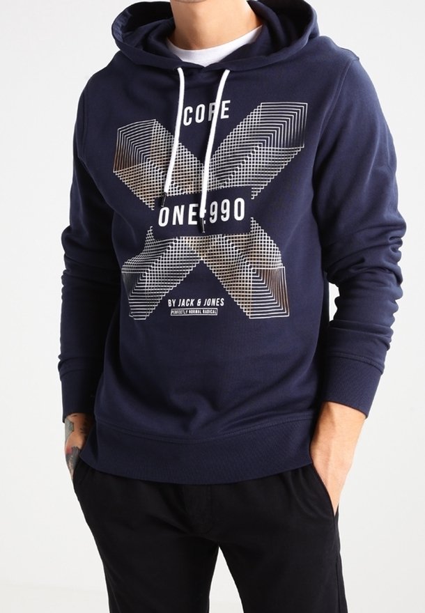 Jack & Jones Jersey con capucha - dark blue