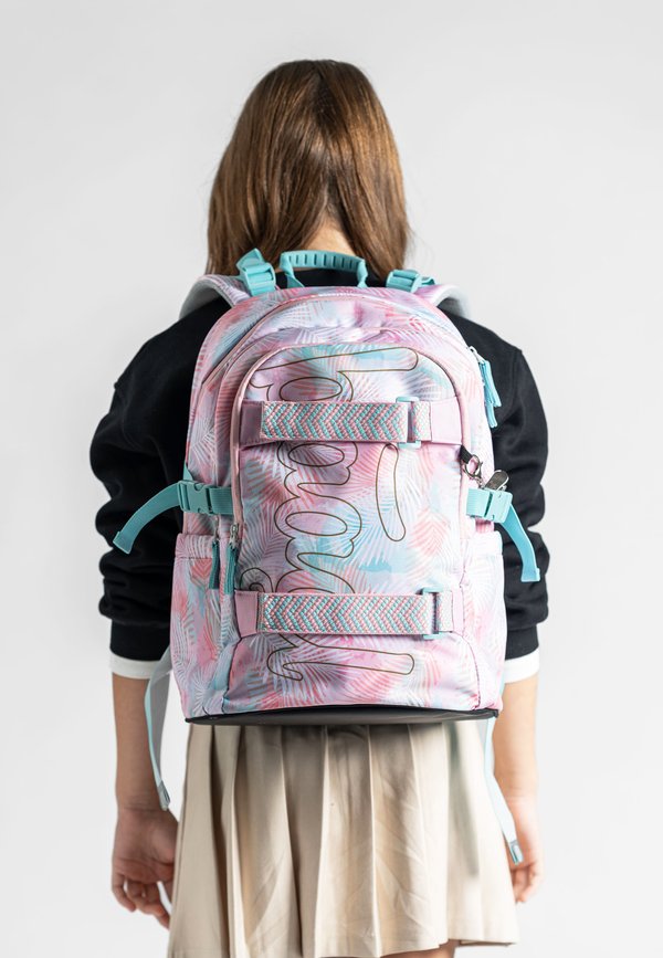 3 SET ERGONOMISCHE SKATE  - Schulranzen Set - rosa