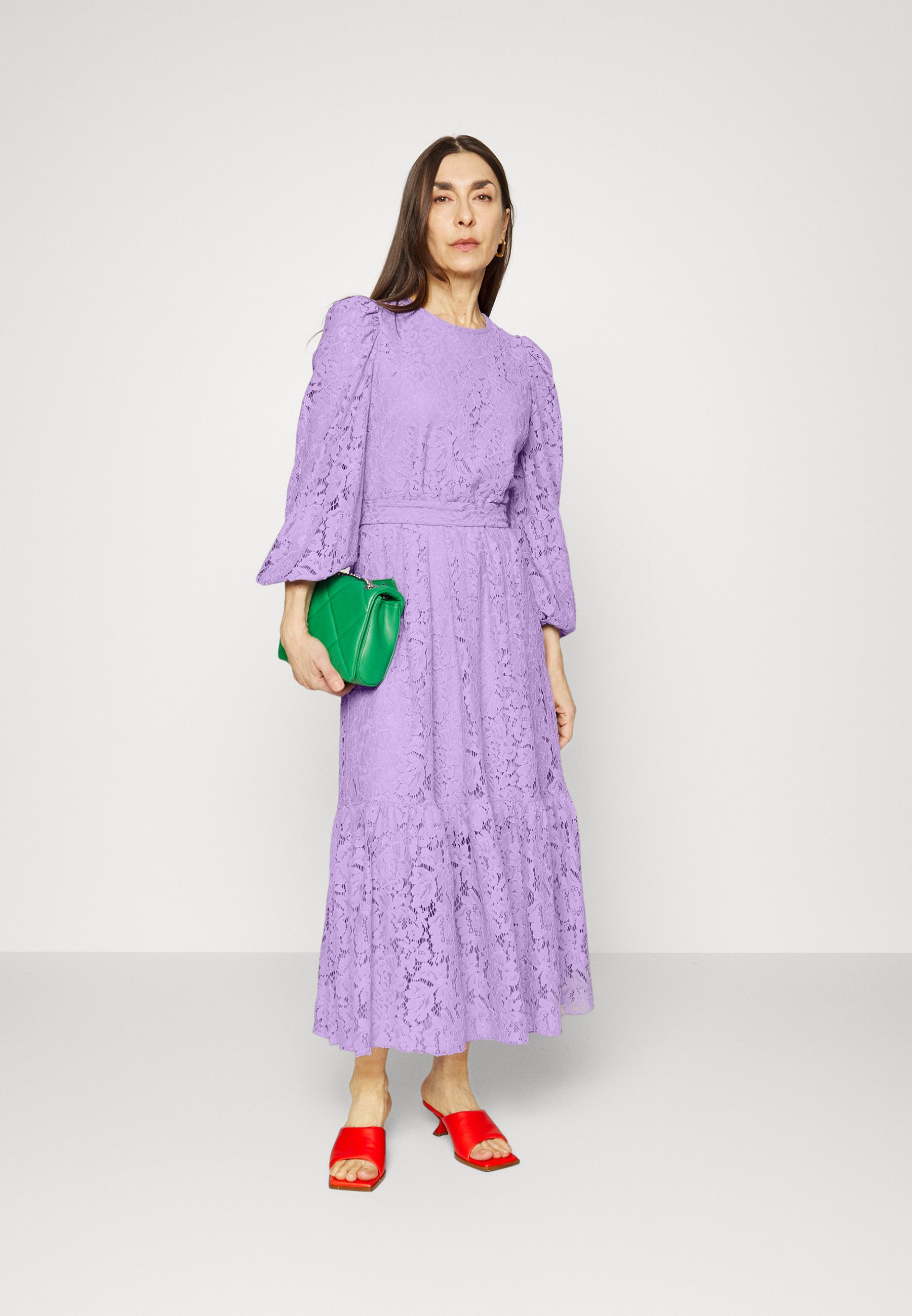 Selected Femme SLFLILIAS ANKLE DRESS - Freizeitkleid - violet tulip/lila -  Zalando.de