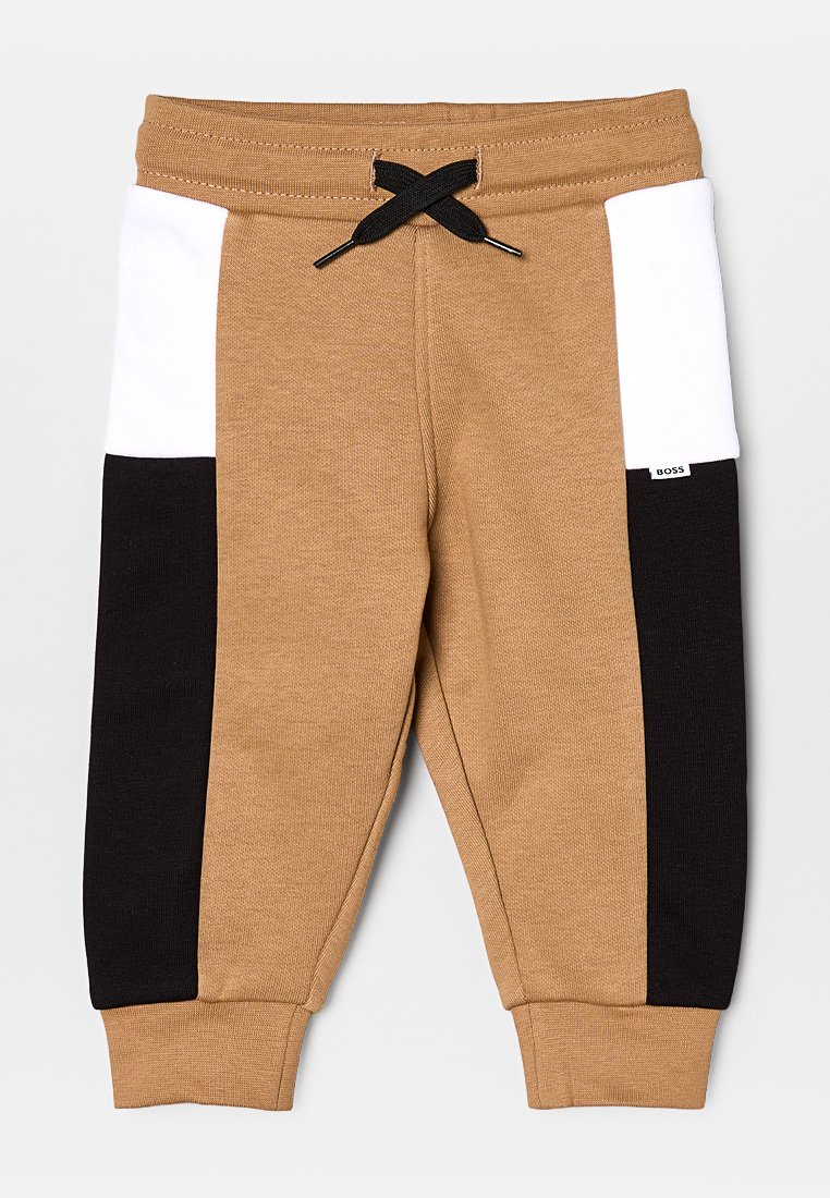 BOSS Kidswear Trainingsbroek beige BOSS Kidswear Trainingsbroek beige