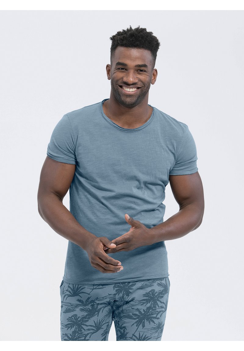 Key Largo MT BREAD NEW - T-shirt basic - flintstone blue