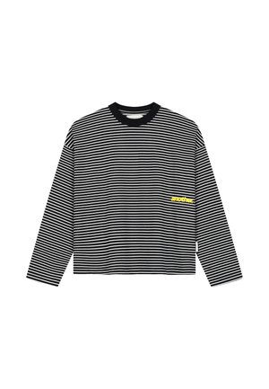 Another Cotton Lab, ANOTHER SANTAL LONGSLEEVE - T-shirt à manches longues - white black stripes
