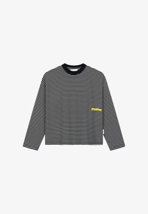 Another Cotton Lab, ANOTHER SANTAL LONGSLEEVE - T-shirt à manches longues - white black stripes