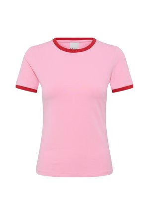 ICHI, IHMOLLY SHORT SLEEVE - T-paita - pink lady