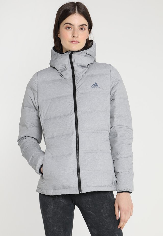 Graue adidas Performance Sport Winterjacken & Wintermäntel für Damen online | Zalando