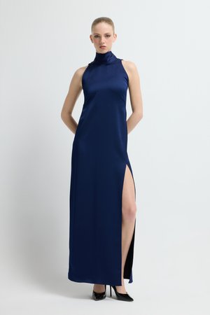 HALTER NECK LONG - Iltapuku - navy blue