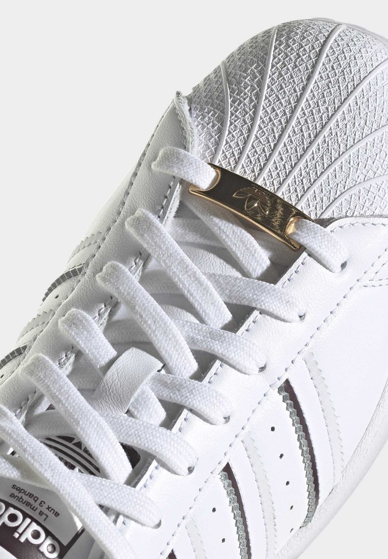 adidas superstar white silver zalando