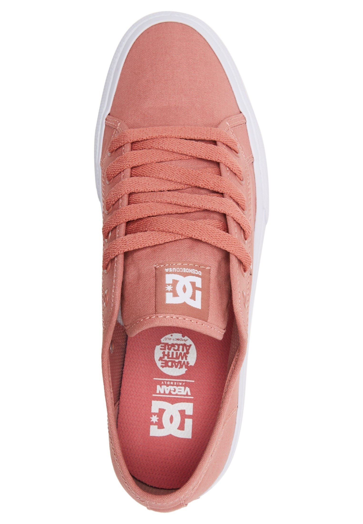 DC Shoes MANUAL UNISEX - Zapatillas - faded rose/rojo - Zalando.es