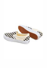 Vans SLIP-ON REISSUE - Scarpe senza lacci - white black checkerboard
