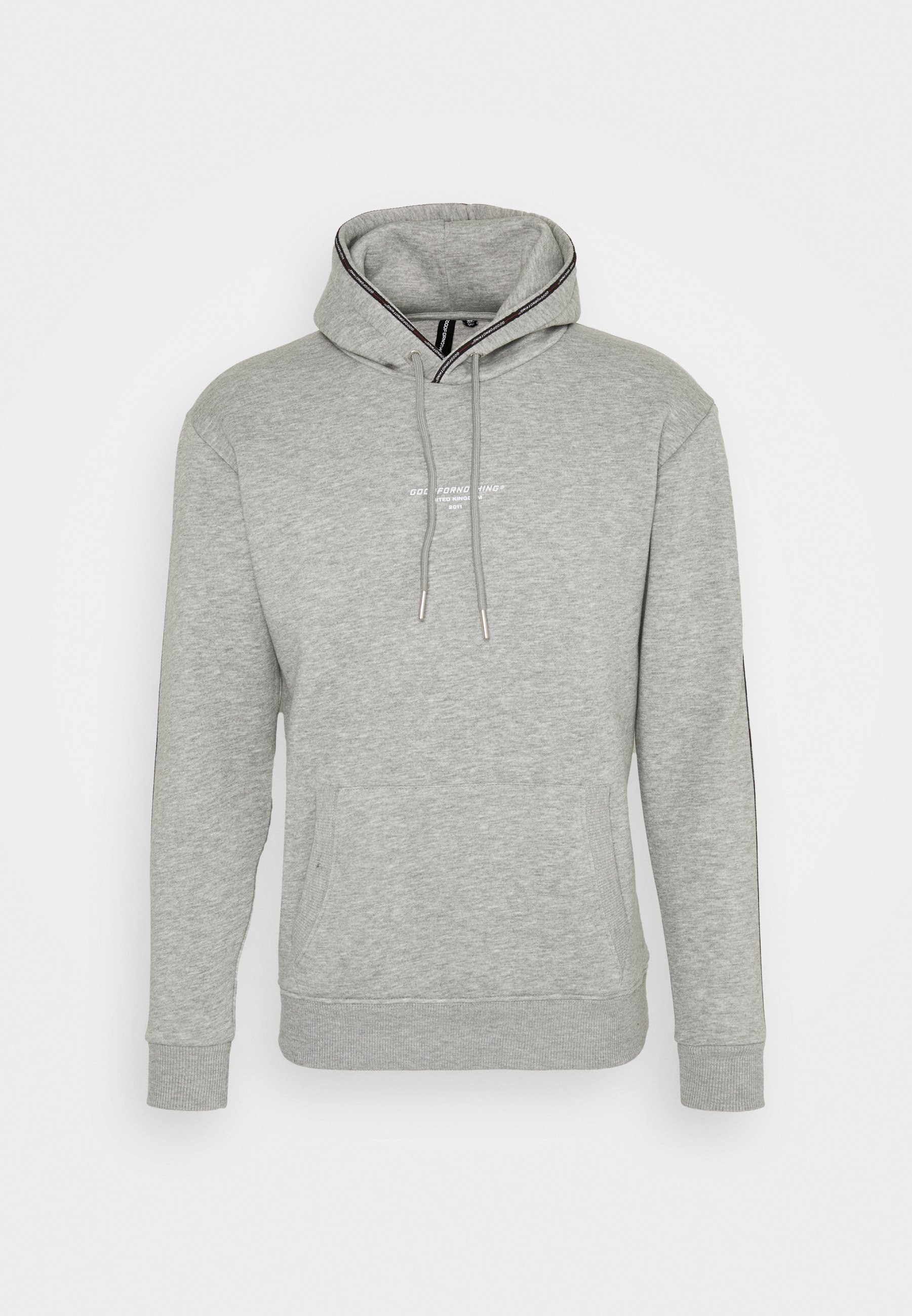 Homme FITTED GREY MICRO TAPED BRANDED HOOD - Sweatshirt Homme FITTED GREY MICRO TAPED BRANDED HOOD - Sweatshirt