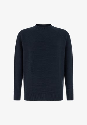Boggi Milano, CREW NECK - Svetrík - navy blue