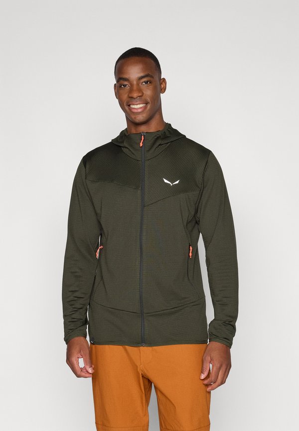 PUEZ ALTAVIA  - Zip-up sweatshirt - dark olive