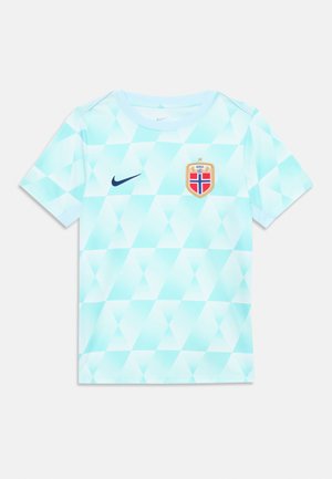 WOMENS EC25 NORWAY PRE MATCH JERSEY UNISEX - Sport T-Shirt - glacier blue/blue void