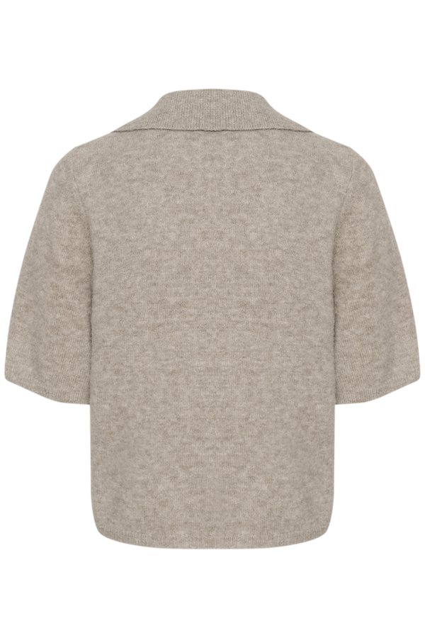 ALPHA - Polo shirt - warm sand melange2