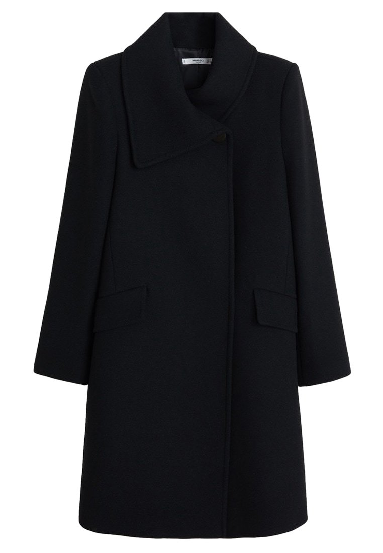 Mango Abrigo clásico - black