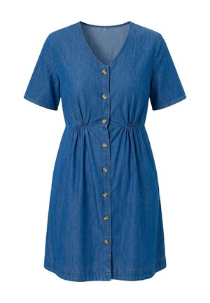 Ulla Popken, Denimkjoler - blue denim