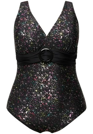 Ulla Popken SPARKLING RING - Costume da bagno - black