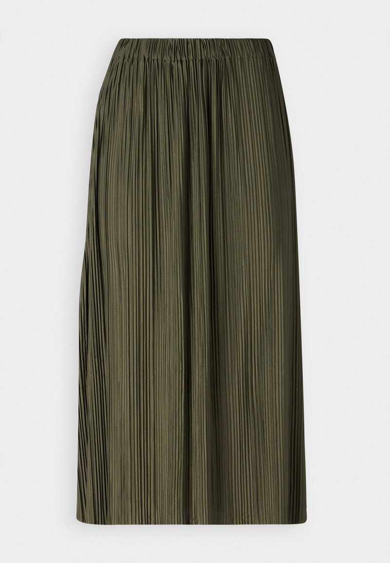 Samsøe Samsøe A-lijn rok donkergroen