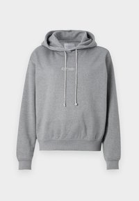 HOODIE SHINY CORD - Sportinis megztinis - medium charcoal heat