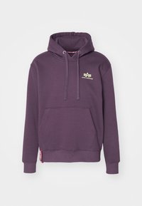 BASIC HOODY SMALL LOGO - Hoodie - plum