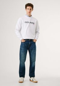 Pepe Jeans BYRON FS DK  - Tiesaus kirpimo džinsai - blue rigid denim