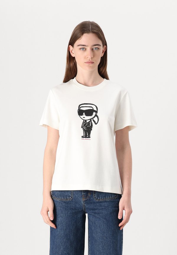 IKON SKETCH - Print T-shirt - cannoli cream