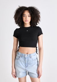 Tommy Jeans - CRP GATHERING SS  - Basic T-shirt - black Thumbnail Image 1