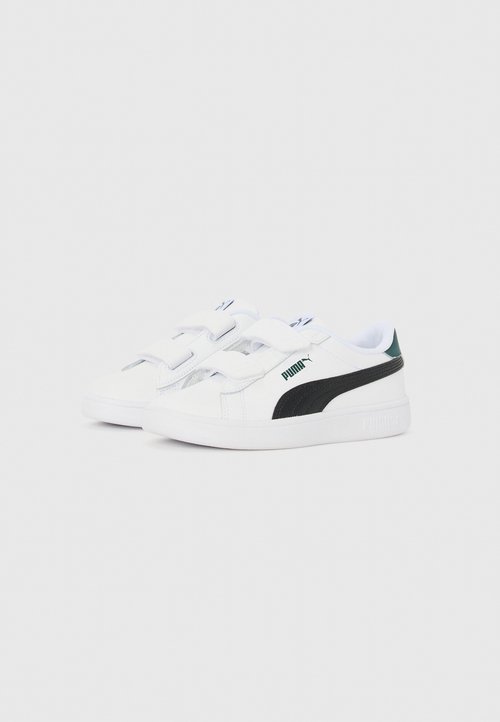 PUMA SMASH 3.0 UNISEX - Trainers - white/black/green terrain — photo 2