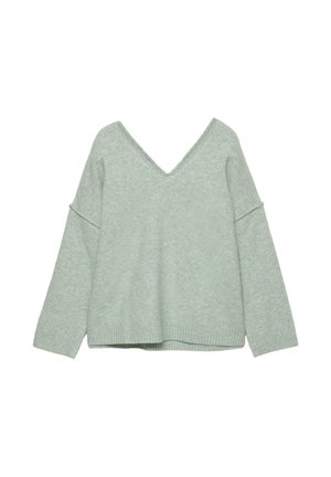 SOFT V-NECK - Pulóver - light green