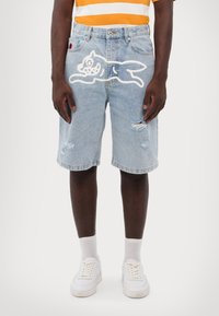 Icecream RUNNING DOG DENIM - Τζιν σορτς - heavy wash blue
