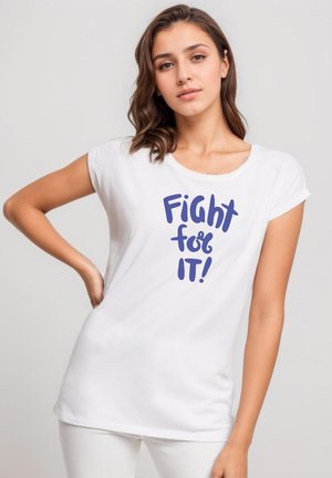 Print T-shirt - white