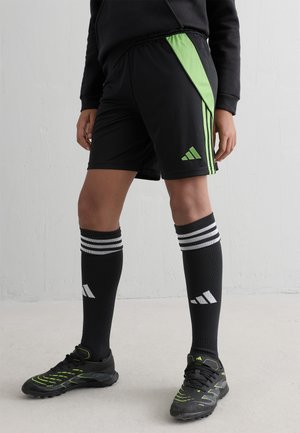 adidas Performance TIRO 24 - Calções desportivos - black/semi lucid lime