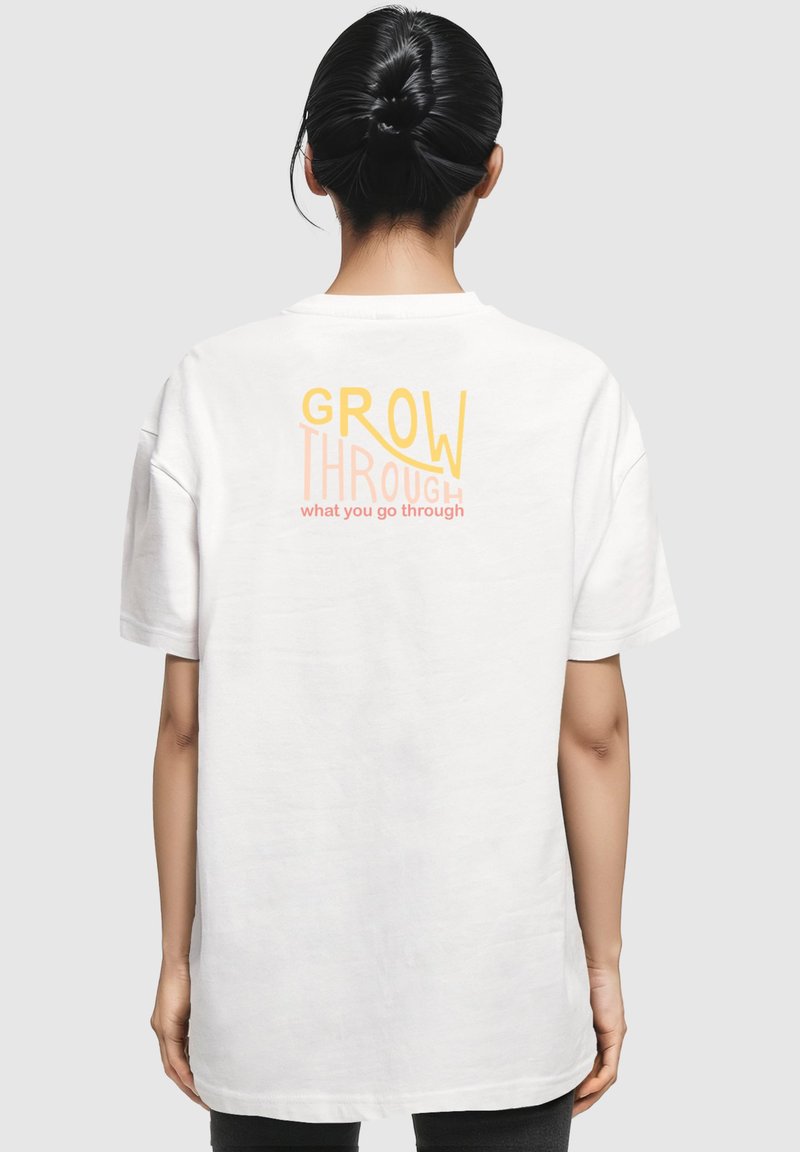 Merchcode SPRING - GROW THROUGH 1 FRI - T-shirts print - white