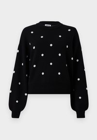 NMCHARLOTT O-NECK NOOS - Trui - black