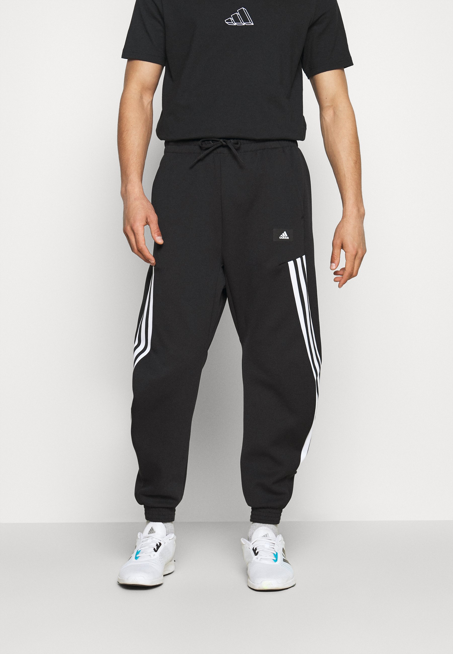 Adidas Performance 3 Stripes O Pant Future Icons Tracksuit Bottoms Black Zalando Co Uk