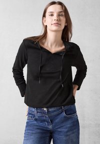 Cecil Maglietta a manica lunga - schwarz