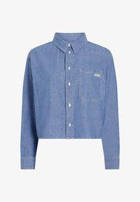 CK JEANS Dames LINNEN BOXY RIEM HEMD J20J225169, Denim (Denim Medium), M, Denim (Denim Medium), M CK JEANS Dames LINNEN BOXY RIEM HEMD J20J225169, Denim (Denim Medium), M, Denim (Denim Medium), M