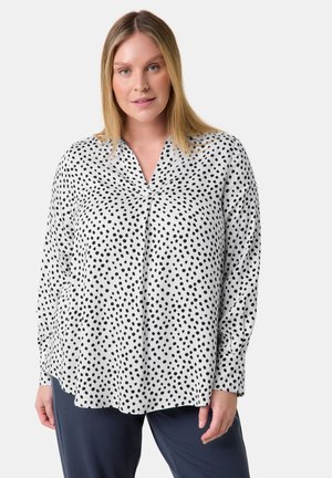 Blouse - offwhite gemustert